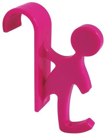 SOMATHERM FOR YOU, Crochet rose décoratif pour sèche-serviette à tube rond - Accessoire suspendu élégant pour radiateur - Idéal pour une touche de style et de confort dans votre salle de bain