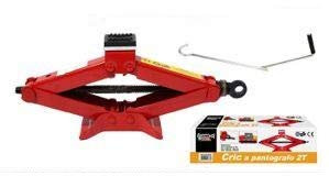 AV Cric Auto a pantofrafo Crick a Forbice attrezzo per Sollevare Cambio gomme 2 tonnellate