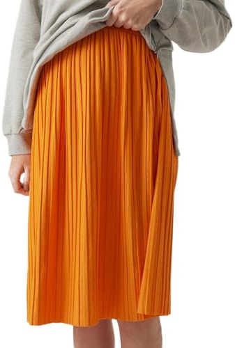 Mamalicious Jupe Orange de Grossesse Rose Femme 20018147 Orange S