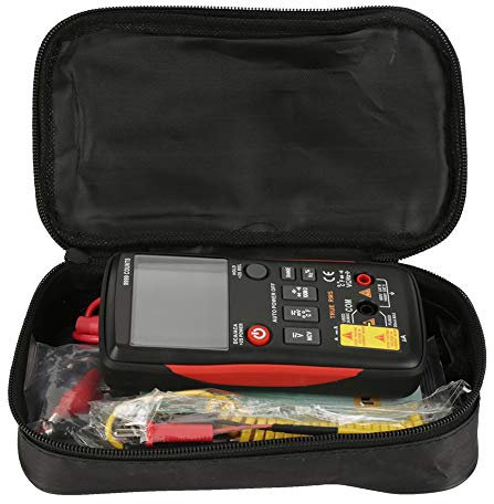Q1 True RMS digital multimeterknapp 9999 antal med analoga stavdiagram
