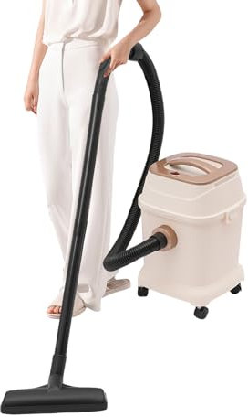 Aspirateur traîneau sans sac, 1000 W, avec filtre HEPA, aspirateur eau et poussière de 18 l, forte puissance d'aspiration, câble long pour sols durs et tapis