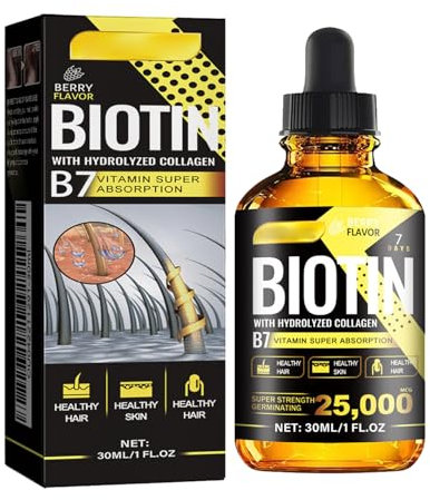 KOAHDE Liquide de Croissance des Cheveux,Traitements Pour la Repousse des Cheveux,Serum Cheveux Pousse Rapide,Serum Pour La Perte De Cheveux,Biotin Hair Oil,Sérum de Croissance de Cheveux