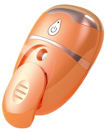 Masseur oculaire avec chaleur - Appareil de massage oculaire et facial - Portable avec vibrations 2 modes pour dégonfler la peau, soins spa visage et beauté avec poches et fermeté