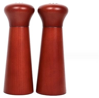 Juego de molinillos sal y pimienta for cocina, 2 madera, molinillo manual, especias grosor ajustable