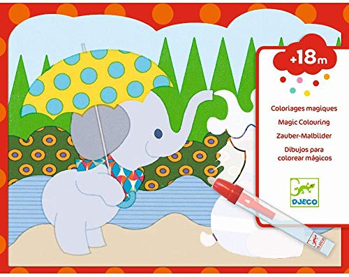 Djeco Magische Farbe, versteckt draußen (39065), Mehrfarbig (1)