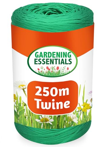 SOL 200m Twine Natural Green Colour, Garden String, Durable Polypropylene Twine for Gardening, Plant Tying, Crafting & DIY Projects, Weather-Resistant, Ideal for Home, Outdoor & Landscaping Use