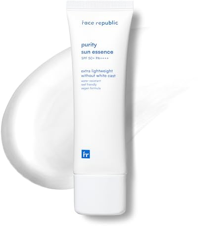 Face Republic Purity Sun Essence 50ml | SPF50+ PA+++ | Vegan Certified Water Resistant | Reef Safe | No White Cast | Non Sticky | Cruelty-Free