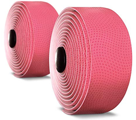 Alien Pros - Cinta para Manillar de Bicicleta, Color Azul, Goma PU para Mejorar la Sujeción de tu Bici, Forra el Manillar con Cintas De Agarre y Disfruta (Juego de 2, Rosa)