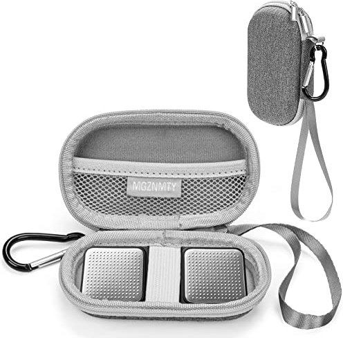 MGZNMTY AliveCor Kardia - Custodia rigida da viaggio portatile per cardiofrequenzimetri personali EKG/KardiaMobile, 6 cavi (solo custodia), colore: grigio