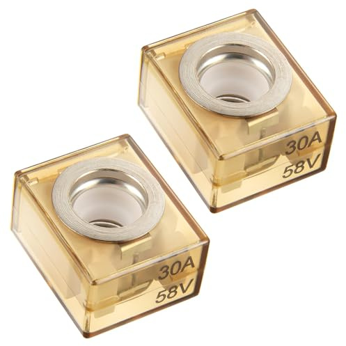 BOJACK säkring 30 A marint batterisäkring (MRBF) 58 V DC för lastbilsbatteri, husbil, båt, bil (2 stycken)