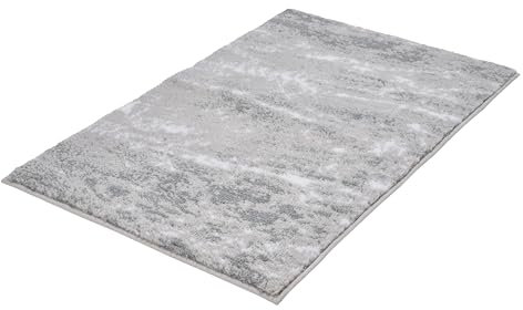 Kleine Wolke Badteppich NEVOA Silbergrau 60 x 90 cm