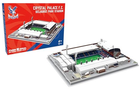 Tiger Merchandising 3D Jigsaw Puzzle of Sellhurst Park Stadium - 73 Pieces | Home of Club Crystal Palace | Football Gifts for Age 7+