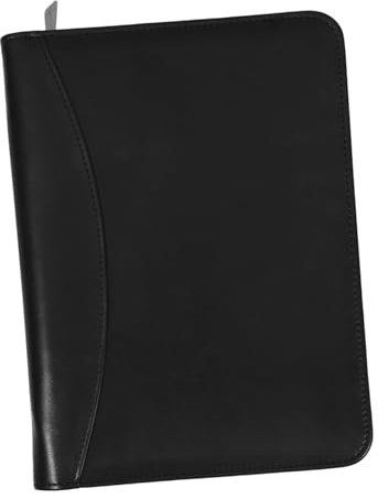 Sewroro Zipper Binder Portfolio Organizer Praktischer Dokumenten-organizer Mit Mehreren Fächern Und Slots Für Visitenkarten Minimalistisches Design Für Business Und Büro