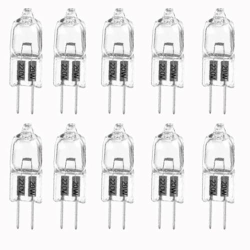 Gu5.3 ampoule à halogène 35W / 50W 220V, lumière blanche chaude 2700K dimmable, CRI élevé> 99, durée de vie de 2000 heures pour la chambre à coucher, lampes de bureau, diffuseurs d'aromathérapie