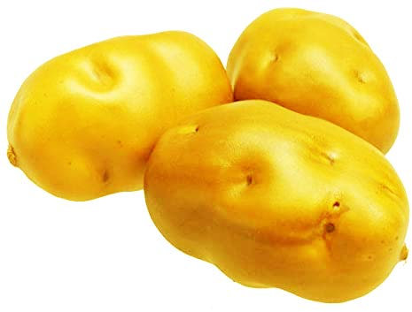 GMMH Deko Kartoffel 3 Stück Kunstobst Kunstgemüse künstliches Obst Gemüse Dekoration
