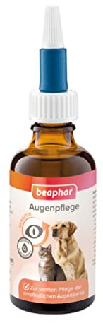 beaphar - Cuidado de Ojos Sensible para Perros y Gatos - para el Cuidado Suave de Las Zonas sensibles de la Piel - con aditivos probióticos - 0% Alcohol - 50 ml