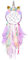 Basumee Kinder Traumfänger Einhorn Dreamcatcher Handgemachter Einhornform Traumfänger fur Kinderzimmer Deko 20x72 cm aus Metallring und Feder…