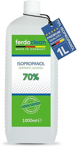 1L Isopropylalkohol 70% Lösungsmittel Isopropanol 70 Reiniger für Autolacke | Folierung | Entfetter |Reinigungsmittel | IPA 1000ml 2-Propanol