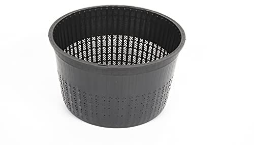 Lincolnshire Pond Plants Ltd - Pond Baskets Ideal for Planting Around Your Pond - Pond Pots - Pots and Compost (2, 22 cm Round - 3 Litre)
