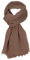 malito - Damen Modeschal aus Viskose - leichter Schal Unifarben - dünnes Halstuch - weich & atmungsaktiv S604 - (Braun)