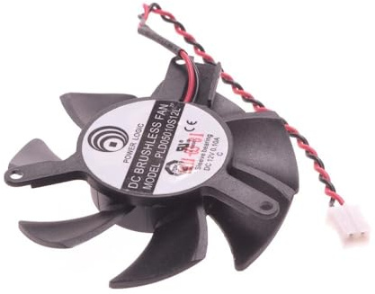 FDMOZRE Ventilador de Tarjeta gráfica GPU VGA Cooler PLD05010S12L para Radeon para His HD6450 HD6570 R5-230 Video