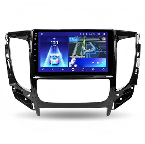Navigation Automobile pour Mitsubishi L200 5 2015-2019 Autoradio multimédia Lecteur vidéo Navigation GPS Android 10 Non 2din 2 Din DVD(L200 5 CC2P 32G-B)