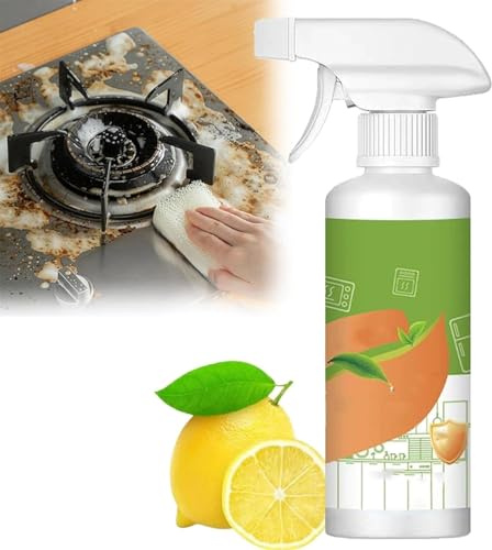 Fly Cleanse Natural Formula Appliances, Fly Cleanse Multi-Purpose Oil Cleaner, Kitchen Appliance Cleaners, Heavy Oil Cleaner Stain, for Hold, Oven, Stove, Range Hood, Remove Stains and Dirt