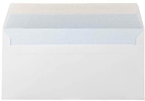 Liderpapel Sobre N.5 Blanco Americano 115X225Mm Tira De Silicona Open System Caja De 500 Unidades