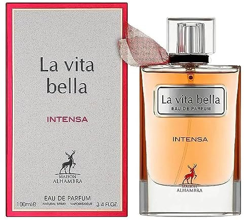 La Vita Bella Intensa Eau De Parfum Spray By Maison Alhambra - 3,4 oz