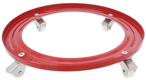 Amig - Support pour Bouteilles de Butane | Plateforme de Transport en Acier | Diamètre : Ø31 cm | avec 4 roulettes pivotantes | Charge maximale : 30 kg
