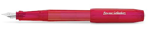 Kaweco COLLECTION PERKEO Füllhalter Infrared I Füllfederhalter für Tintenpatronen Schulfüller I Anfänger Füller mit ergonomischem Griffstück zum bequemen schreiben I Federbreite: M (Medium)