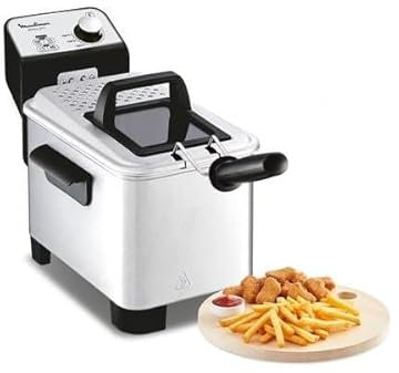 Friteuse Moulinex Easy Pro Premium Zone Froide YY5144FB 2200 W 3 L Inox brossé