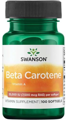 Swanson, Vitamin C with Rose Hips, 100 Softgels, 7500mcg Vitamin A je Dosis, Glutenfrei, GMO frei, Geschmacksneutral