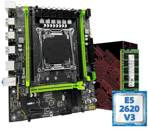 Xeon E5 2620 V3 CPU Set With ZSUS X99 P4 Motherboard DDR4 16GB 2133MHz RAM And NVME M.2 SATA Support(Motherboard+CPU+RAM)