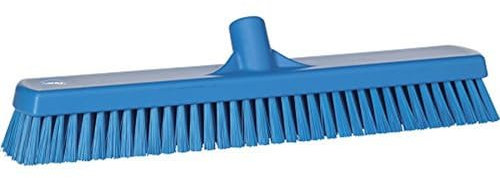 Vikan 70623 Deck Scrub, Stiff Bristle, Polyester, 18-1/2, Blue
