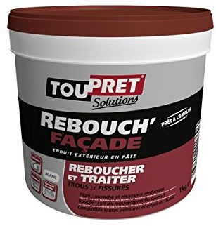 Toupret Sa - Enduit Rebouch Facade Pate 1Kg