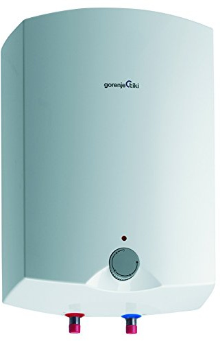 Gorenje - Acumulador de agua caliente, depósito interior, 2 kW, resistente a la presión, 1 unidad, color blanco, Blanco, GT 10 O