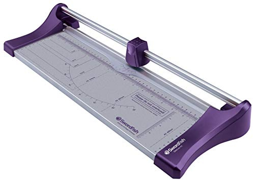 Swordfish 40358 Slimline Papierschneidemaschine, A3, 10 Blatt, Violett