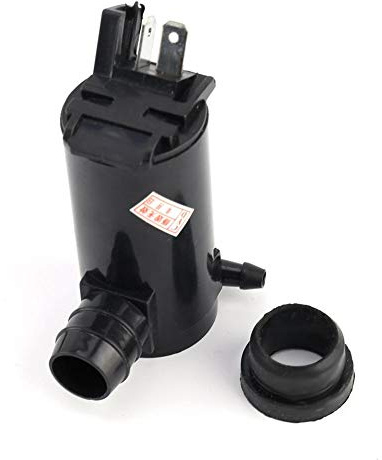 KIMISS Pompa lavavetri con anello di gomma, 38512-SDA-A01 pompa lavacristallo auto per CL EL MDX RL TL TSX,38512-SDA-A01(Black)//pompa lavavetri auto