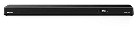 Grundig DSB 1000 Soundbar mit integriertem Subwoofer, Slim Design, 2.1 Kanal Dolby Atmos, 120 Watt Musikleistung, Bluetooth 4.2, HDMI (ARC), Optischer, Coaxial und Aux Eingang, Schwarz