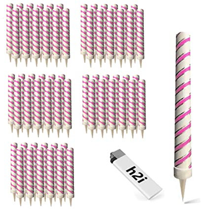 6-120 Stück h2i Eissterne Traumsterne Sprühkerzen Eisfontänen in Silber- Rot oder Silber Blau - Kat F1 (1) 60 x Silber Rot)