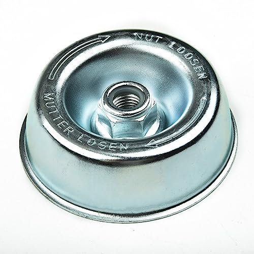 URPIZY Kit de fijación de Hoja de Metal de Repuesto para cortacésped FS350, FS360, FS400, FS410, FS450, arandela biselada + Placa de Conductor + Tuerca