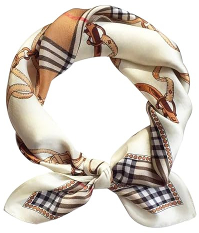 Hioyiwse Satin Bandanas Head Scarf For Women Hair Scarves Accessories Lightweight Fashion Wrap Neck Silk Sleeping Headscarf A15