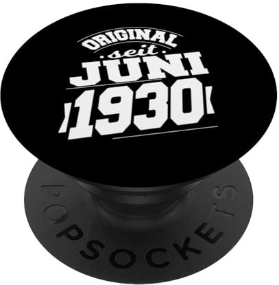 Juni 1930 Original seit 94 Jahren Mann Frau Geburtstag PopSockets mit austauschbarem PopGrip