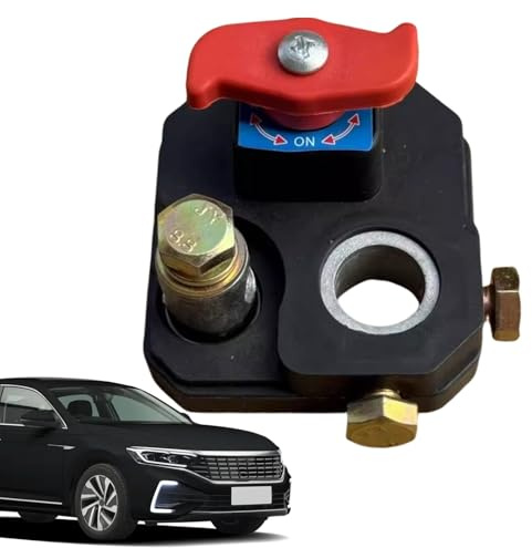 Coupe Circuit Batterie 12v/24 V, Coupe Circuit Batterie Voiture, En Laiton, Matériau ABS Ignifuge, Résistant À La Aux Températures Élevées, À Une Variété D'appareils Mobiles Et De Véhicules