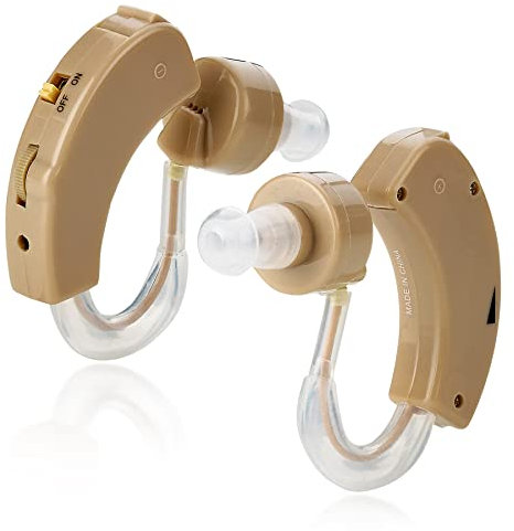 Dispositivo audio dietro l'orecchio Premium MEDca - Miglioratore acustico digitale acustico BTE con funzione di riduzione del rumore, uno sport più piccolo e discreto e all'aperto