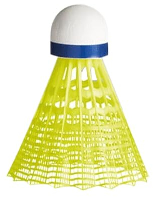 YONEX Mavis 600 Shuttles (Tube of 6) Yellow, black, one size, K-REY-YX600Y