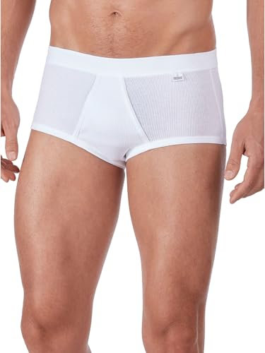 HUBER Herren Huber Herren mit Eingriff Slip, Weiß (Weiss 0500), L EU