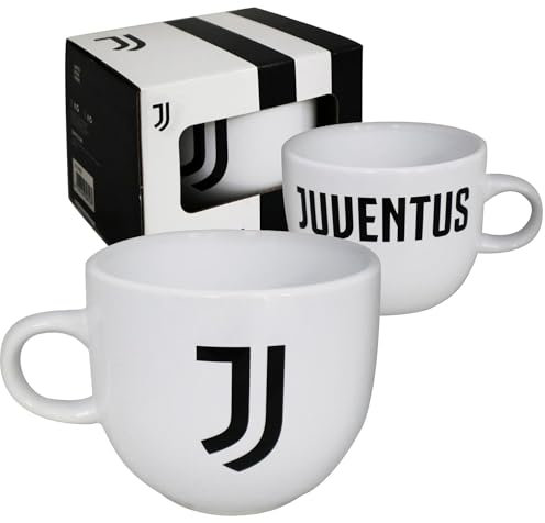 Mug Jumbo à lait officiel blanc, logo JJ blanc dans une boîte cadeau originale