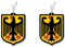2x Duftbaum mit Bundesadler Motiv, Auto lustig Duftspender, Duftbaum Auto tuning, Lufterfrischer, Duftanhänger Set Auto, Deutsches Reich, Deutschland